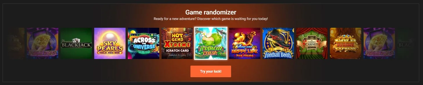 casino randomizer