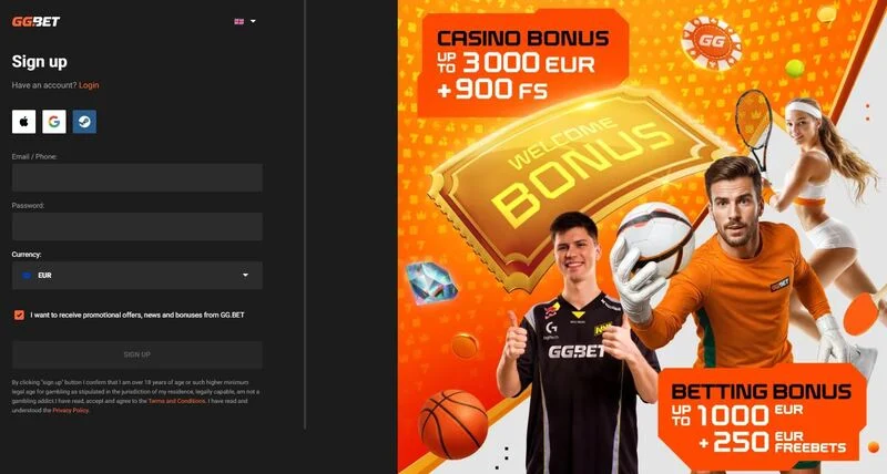 ggbet registration